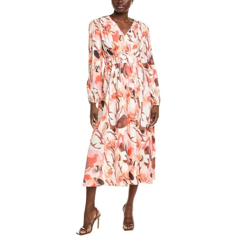 Ipponelli Womens  Midi Dress, Orange